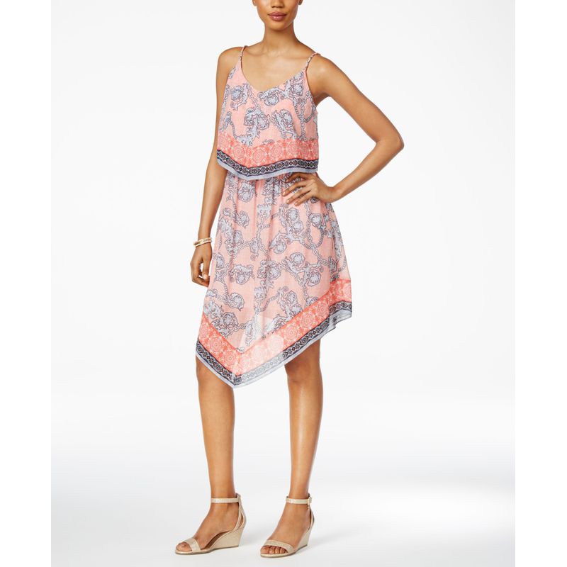 Thalia Sodi Printed Popover Shift Dress